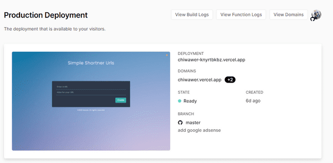 chiwawer production deployment